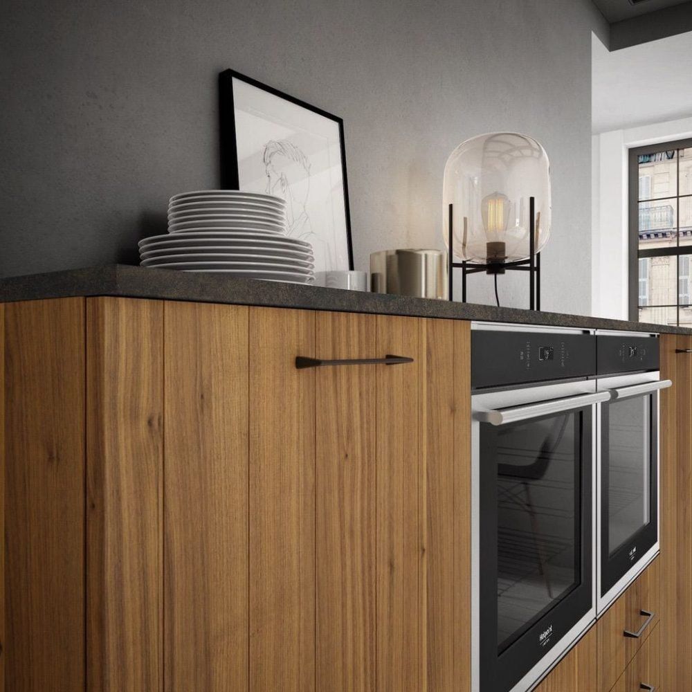 Cucina moderna Matrix, doghe verticali